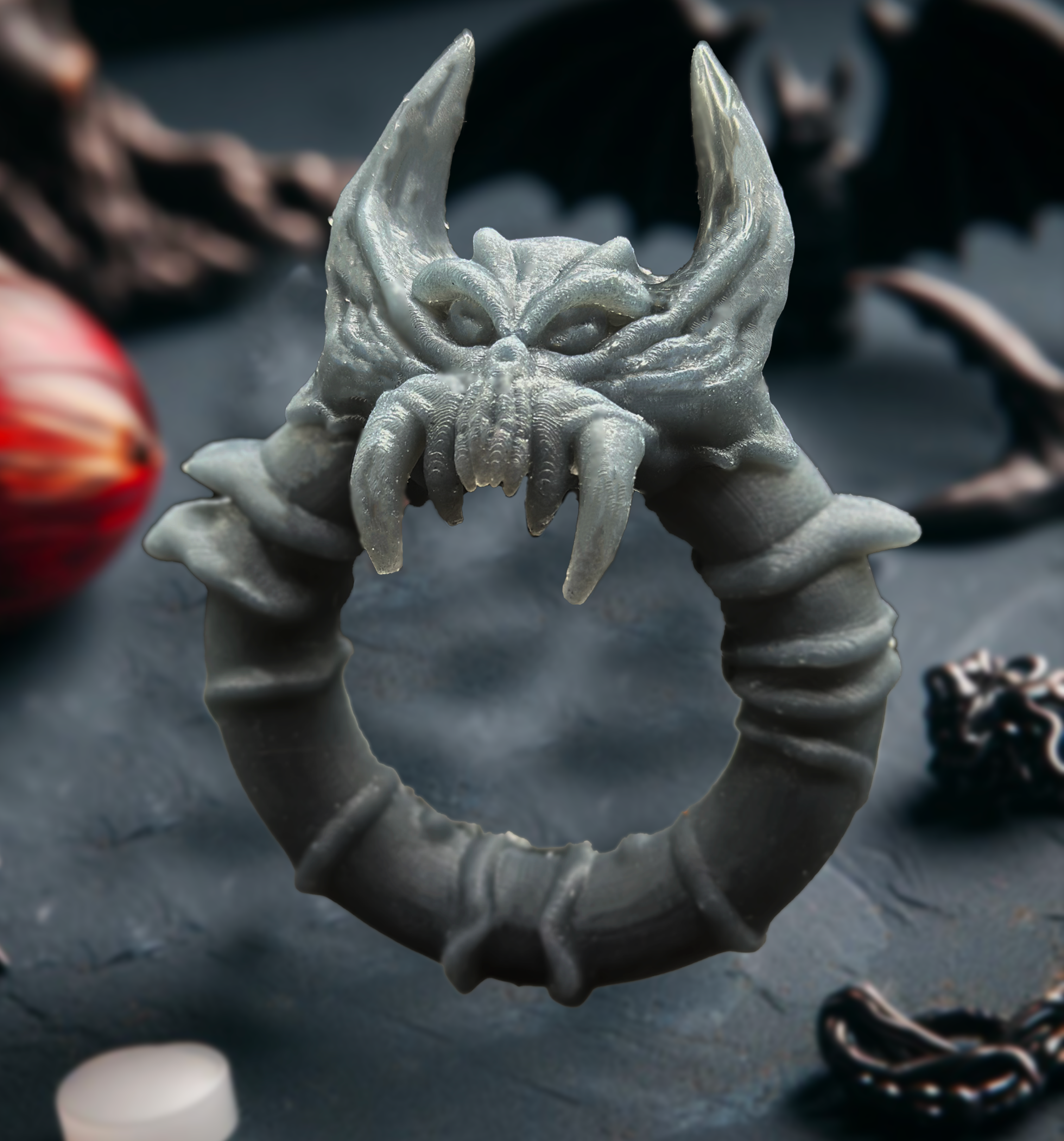 Hybrid Vampire Ring - Fantasy Dildo & Knot Nerdclimax Hybrid Vampire Ring - Fantasy Dildo & Knot Nerdclimax