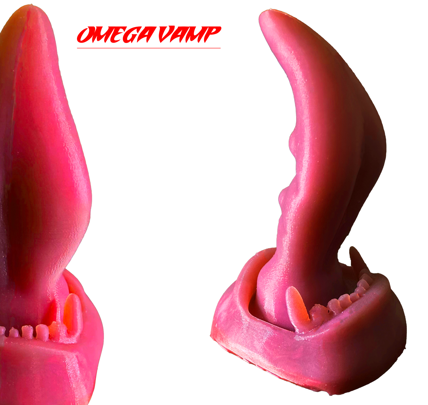OMEGA Dildo Vampire Licker Tongue 6 inches - Dildo Sex Toy- Mature - Couples Toy- Sextoy