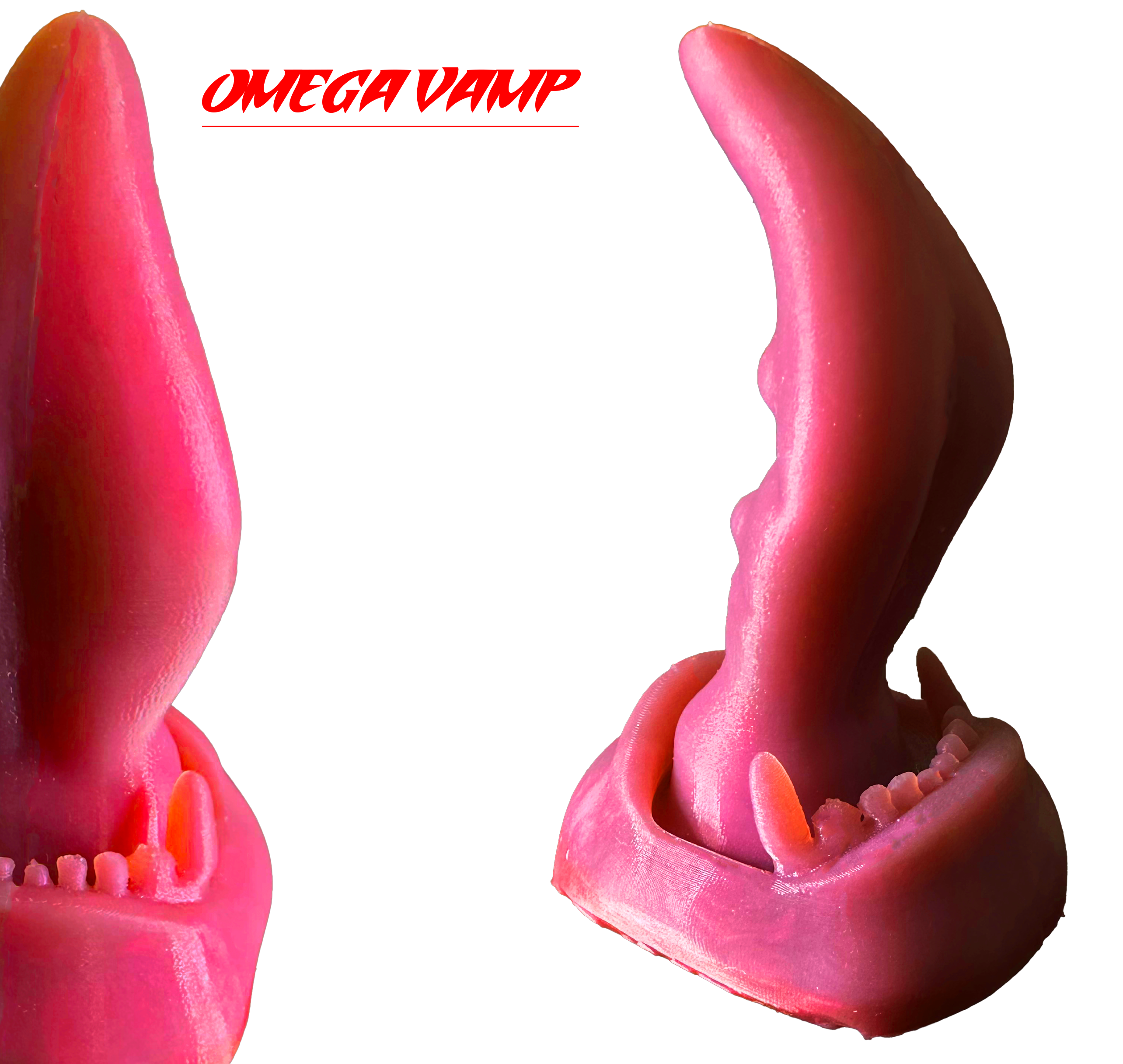 OMEGA Dildo Vampire Licker Tongue 6 inches - Dildo Sex Toy- Mature - Couples Toy- Sextoy