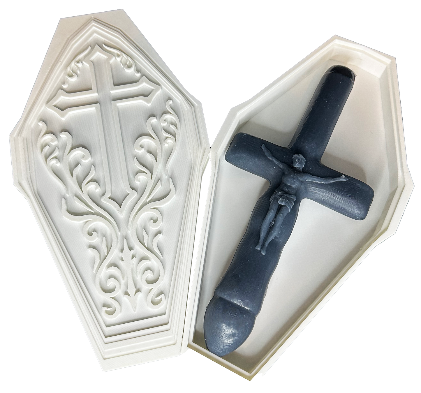 Holy Crucifix Dildo – 3D Coffin Collector’s Edition ⚰️ (Only 50 Made)