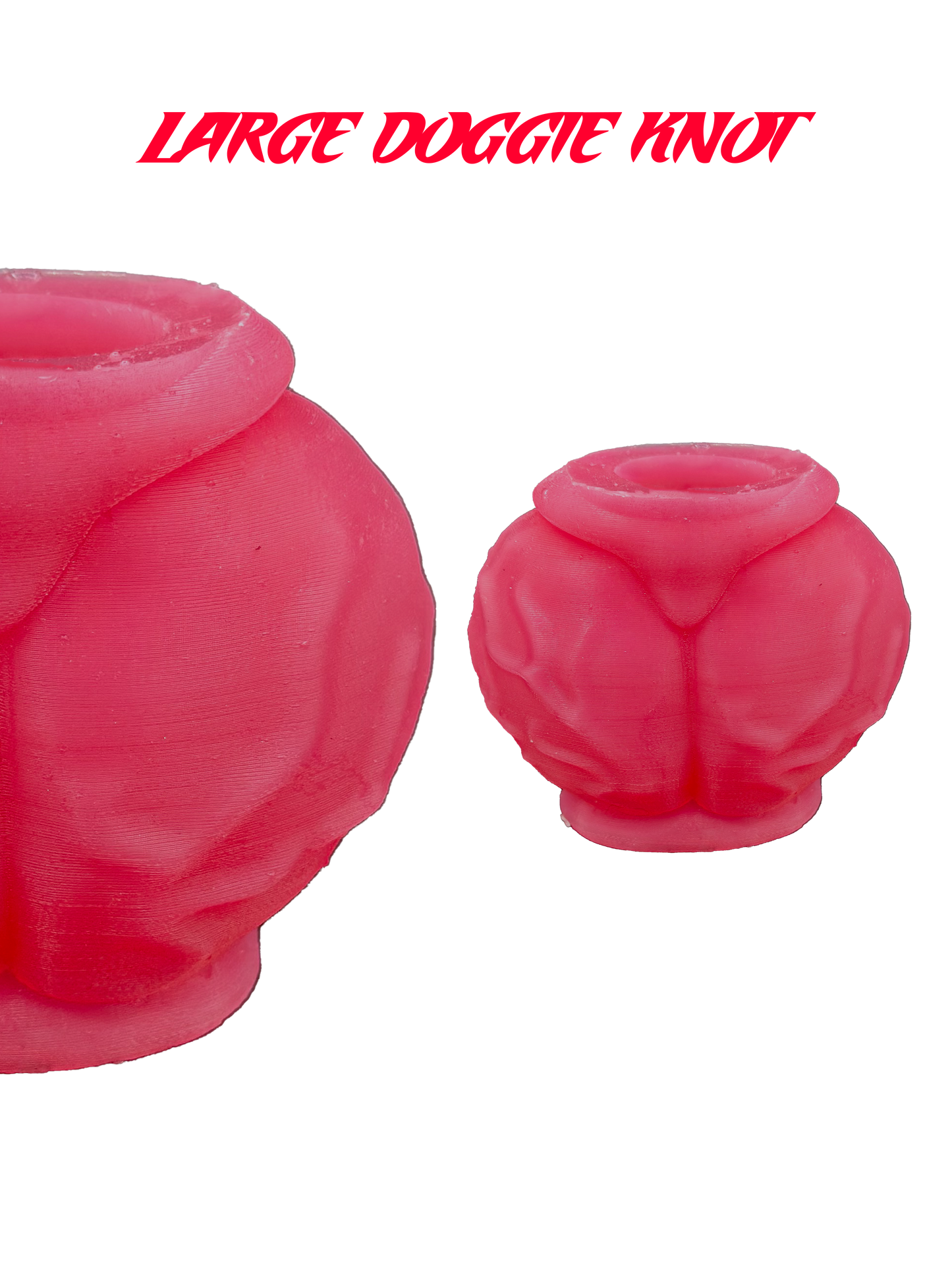 Large Guardian Dog Knot Ring - Sex Toy for Couples and Men - Dildo Enhancer - Mature