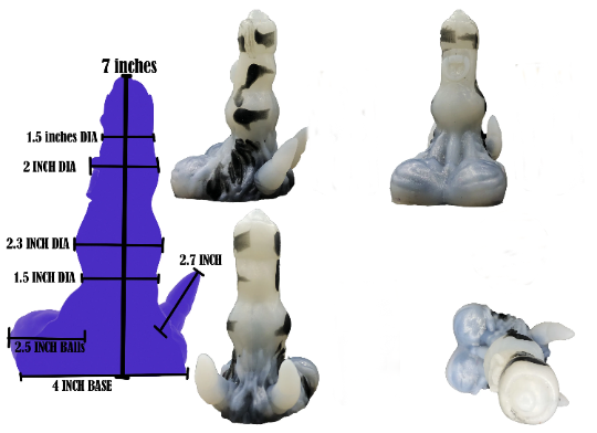 Minotaur's Rage Dildo- Raging fun - 7 inch long dildo - sex toy - NerdClimax fetish, sex toys, bedroom sex toys, sexual wellness