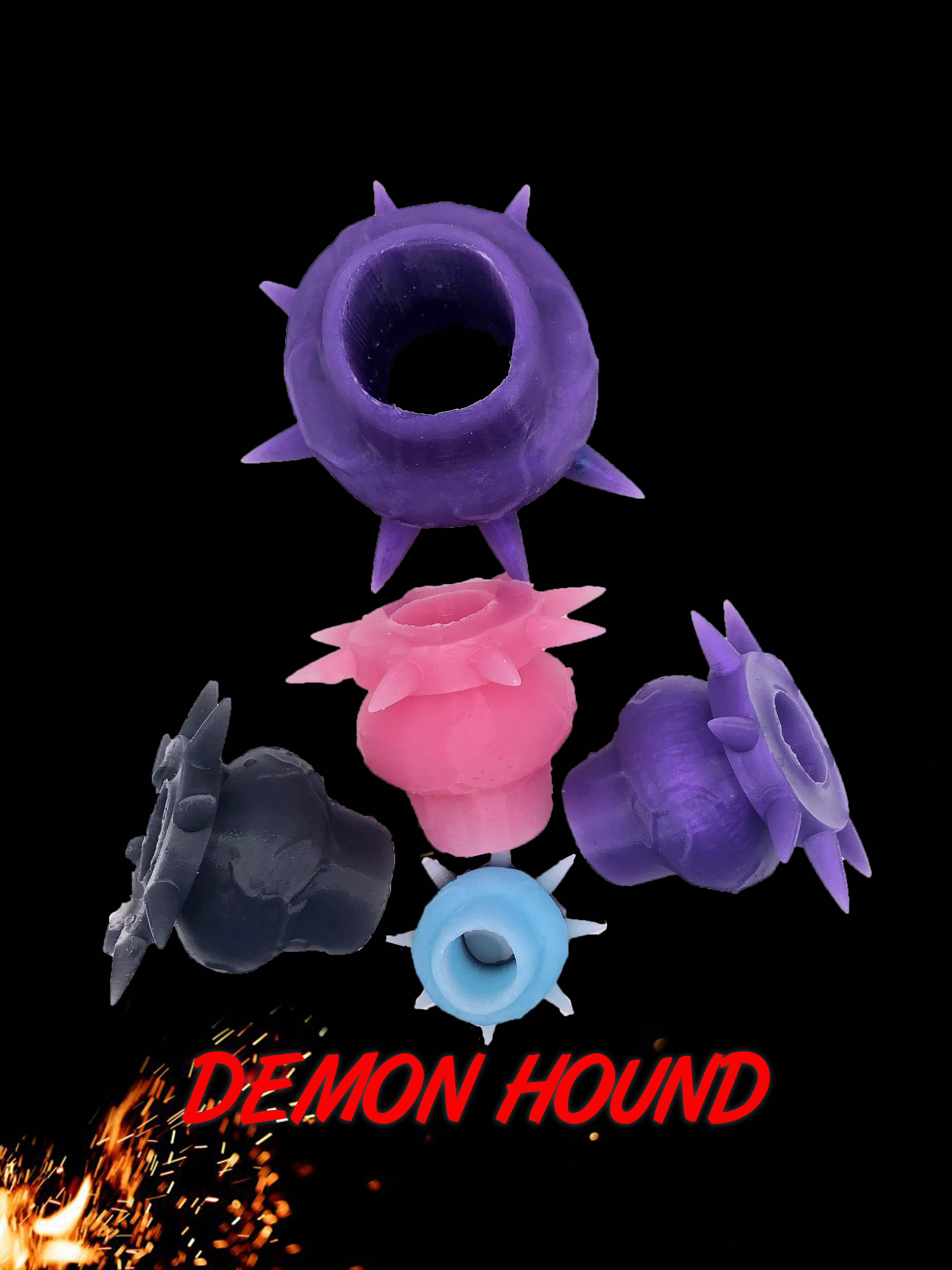 DEMON Hound Knot - Now with Sizes, Ring, and Dildo Knots - Sex Toy for Couples and Men - Dildo Enhancer - FTM Ring