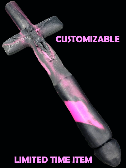 Holy Crucifix Dildo – 3D Coffin Collector’s Edition ⚰️ (Only 50 Made)