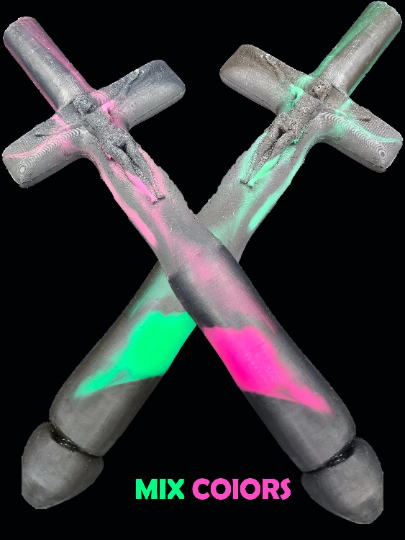 Holy Crucifix Dildo – 3D Coffin Collector’s Edition ⚰️ (Only 50 Made)