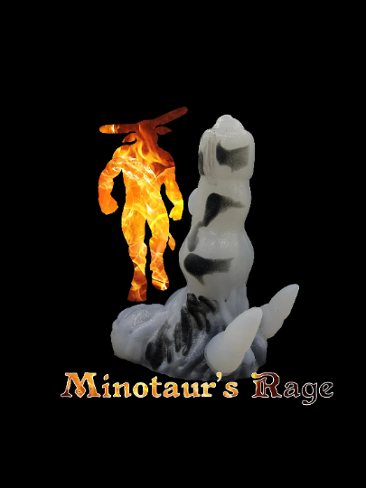 Minotaur's Rage Dildo- Raging fun - 7 inch long dildo - sex toy - NerdClimax fetish, sex toys, bedroom sex toys, sexual wellness