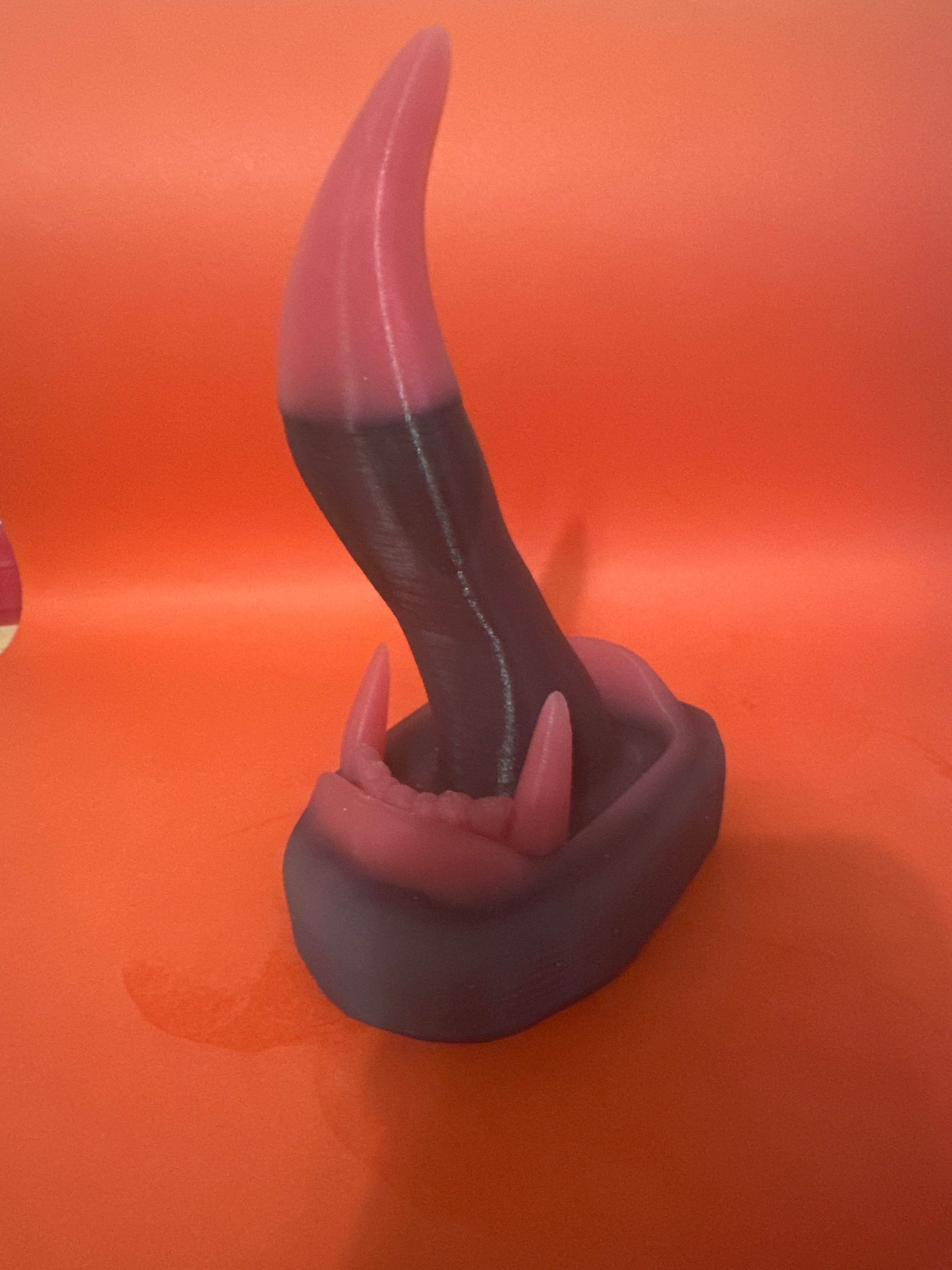Dildo Red Vampire Licker Tongue - Teaser Sex Toy- Mature - Vampire Fetish Active Restock requests: 0