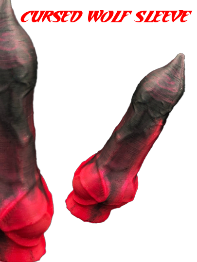 Cursed Wolf Sleeve- Penis Sleeve- Dildo Sleeve- Couples Sextoy-Enhancer Canine sleeve