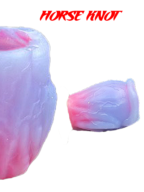 HORSE Knot and Dildo HORSE Knots - Sex Toy for Couples and Men - Dildo Enhancer Knot - Mature