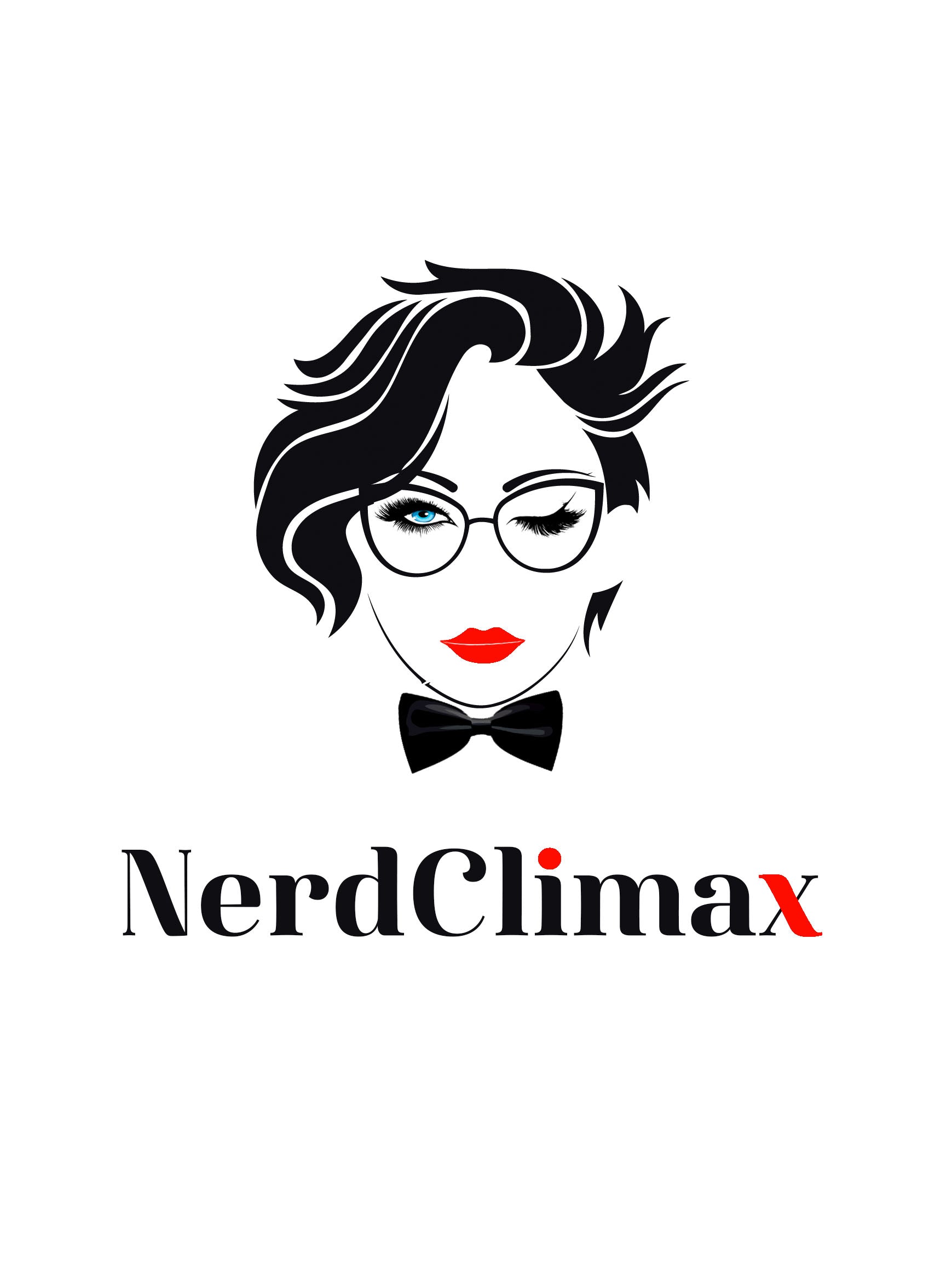 logo for nerdclimax sex shop