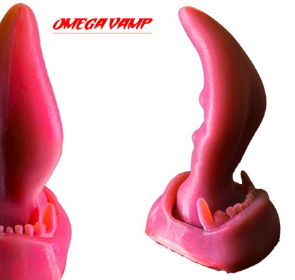 OMEGA Dildo Vampire Licker Tongue 6 inches - Dildo Sex Toy- Mature - Couples Toy- Sextoy