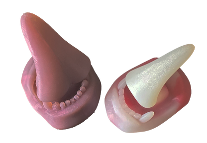 OMEGA Dildo Vampire Licker Tongue 6 inches - Dildo Sex Toy- Mature - Couples Toy- Sextoy