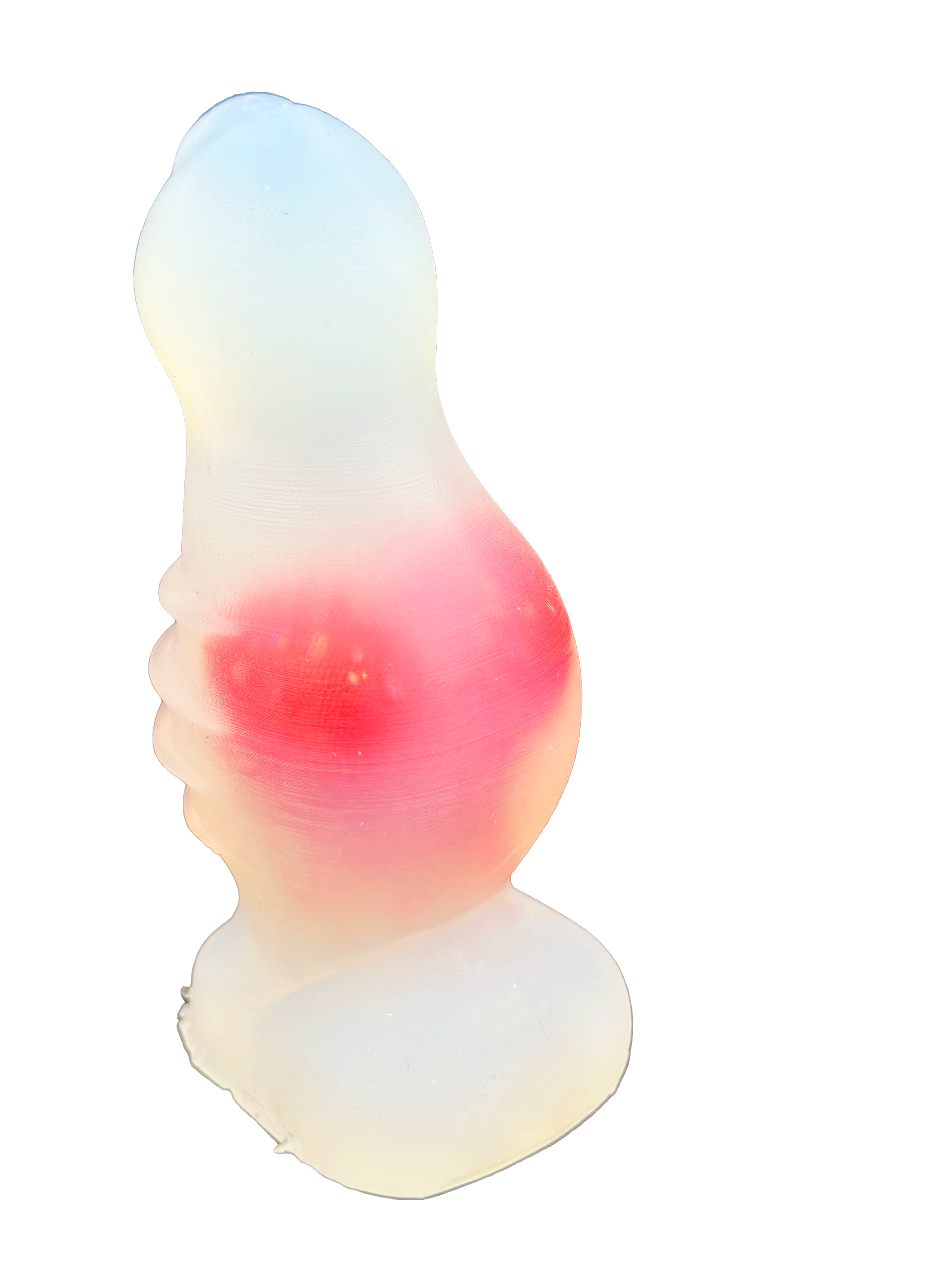 Sexy Phantom Heart- 5 inch Dildo with Glow in the Dark Heart