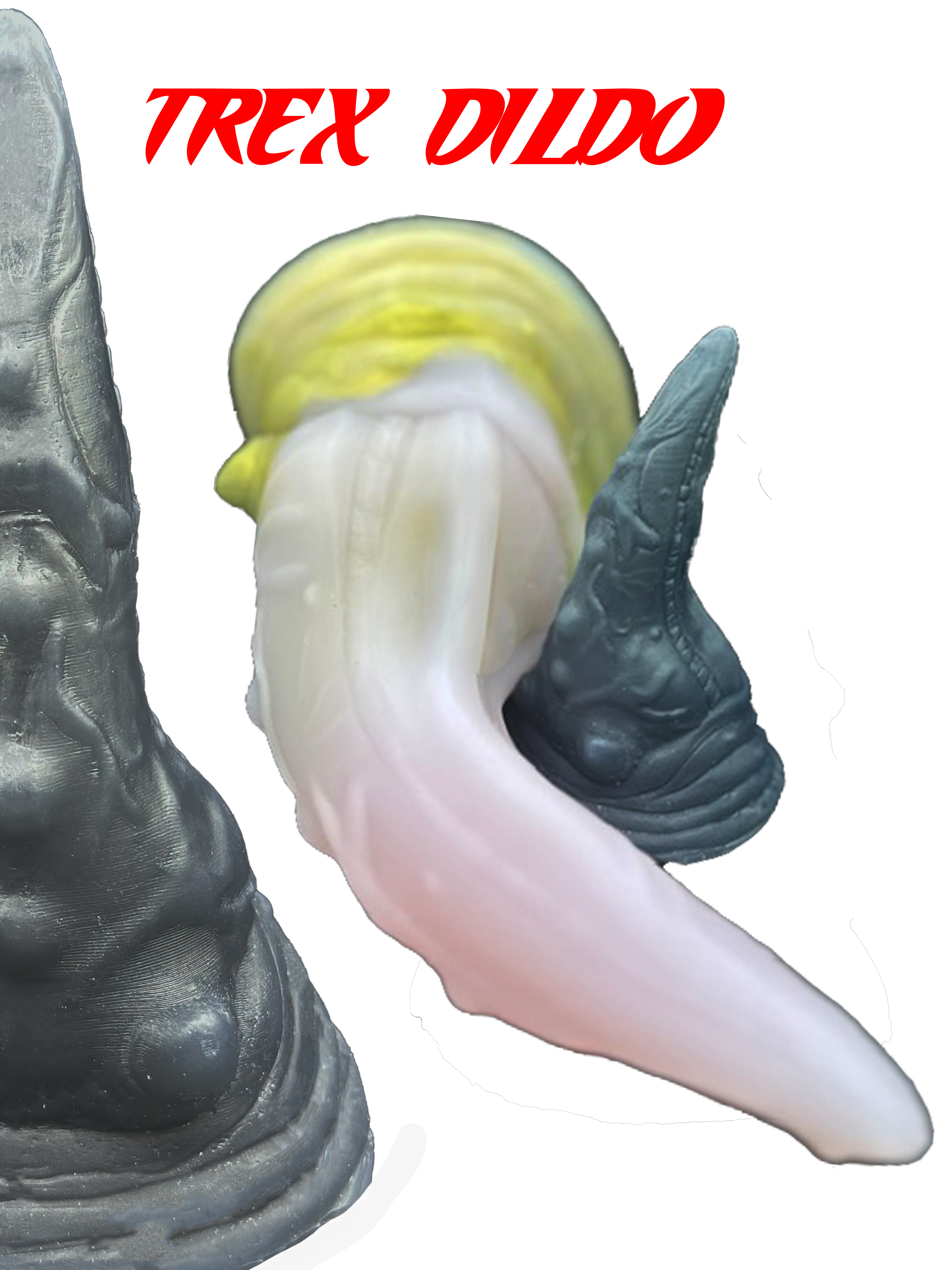 TRex Fantasy Pleasure Toy – Small & LARGE Sizes OVER A FOOT!