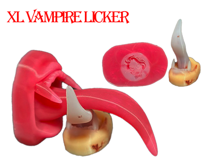 XL Vampire Licker Tongue - Ultimate Teaser Sex Toy - Mature - Vampire Fetish