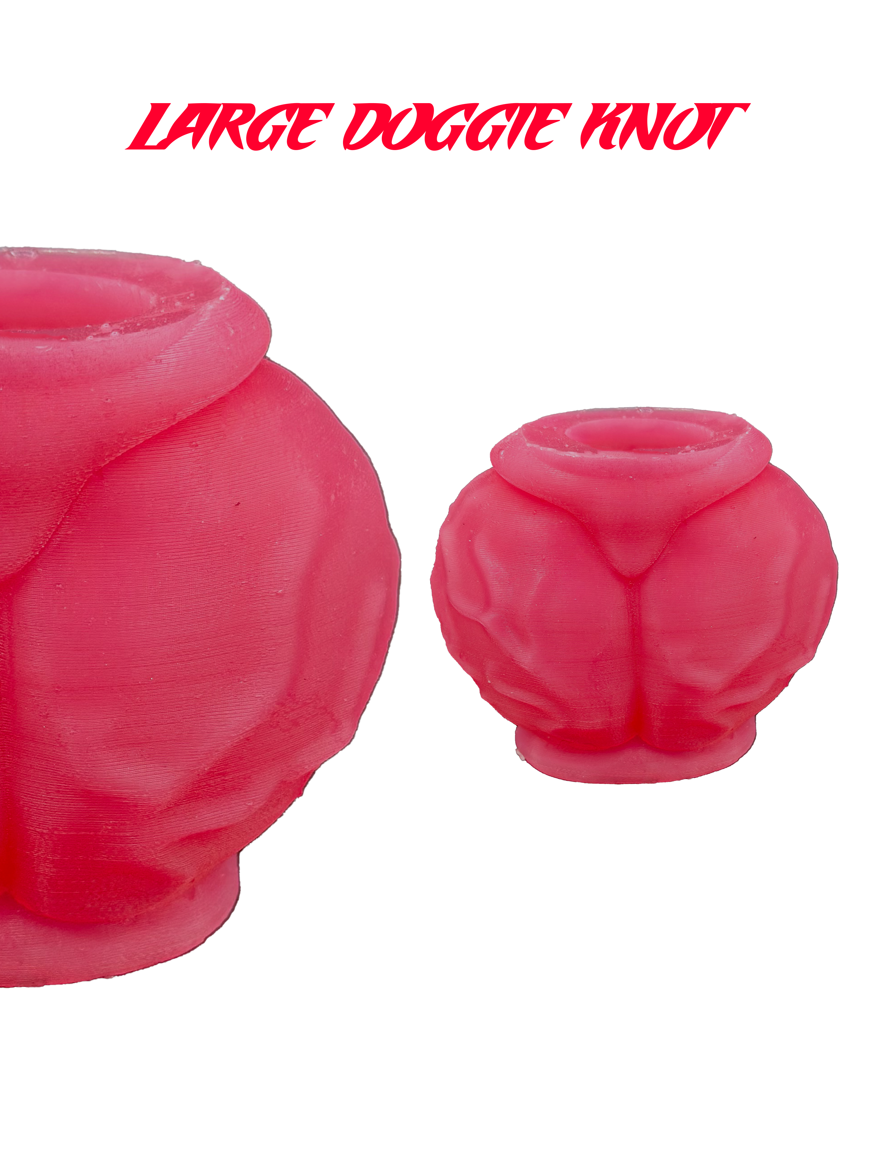 Large Guardian Dog Knot Ring - Sex Toy for Couples and Men - Dildo Enhancer - Mature