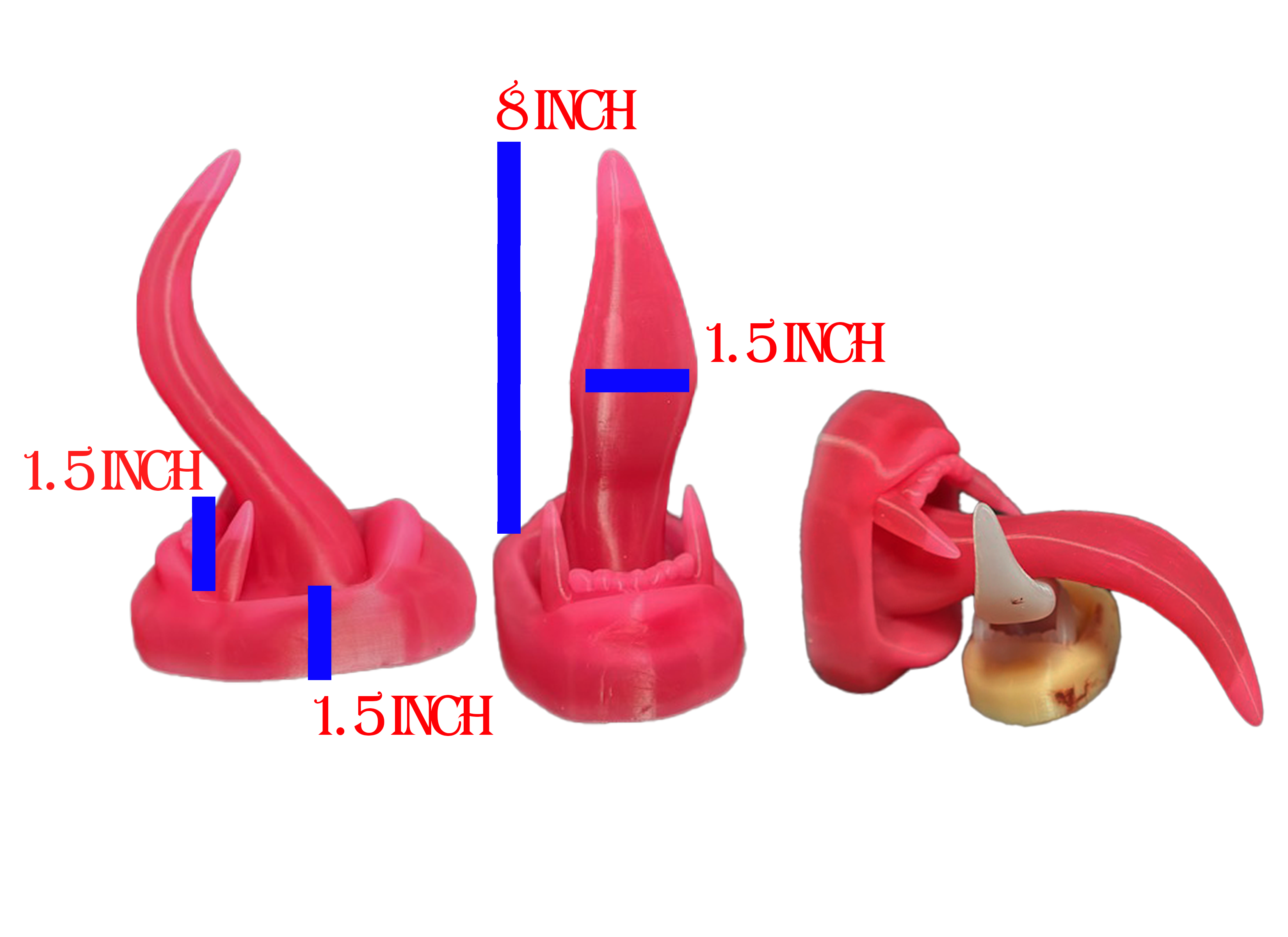 XL Vampire Licker Tongue - Ultimate Teaser Sex Toy - Mature - Vampire Fetish