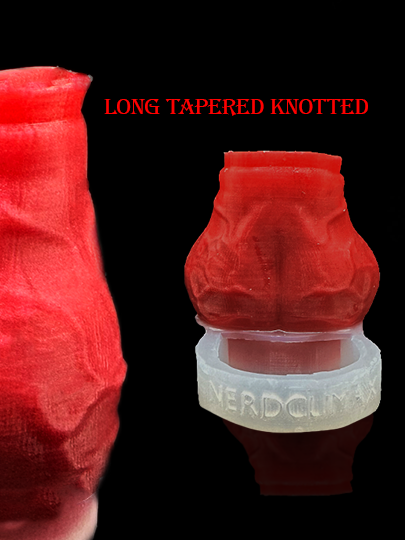 Long Tapered Doggie Knot - Sex Toy for Couples and Men - Dildo Enhancer - Cock Ring