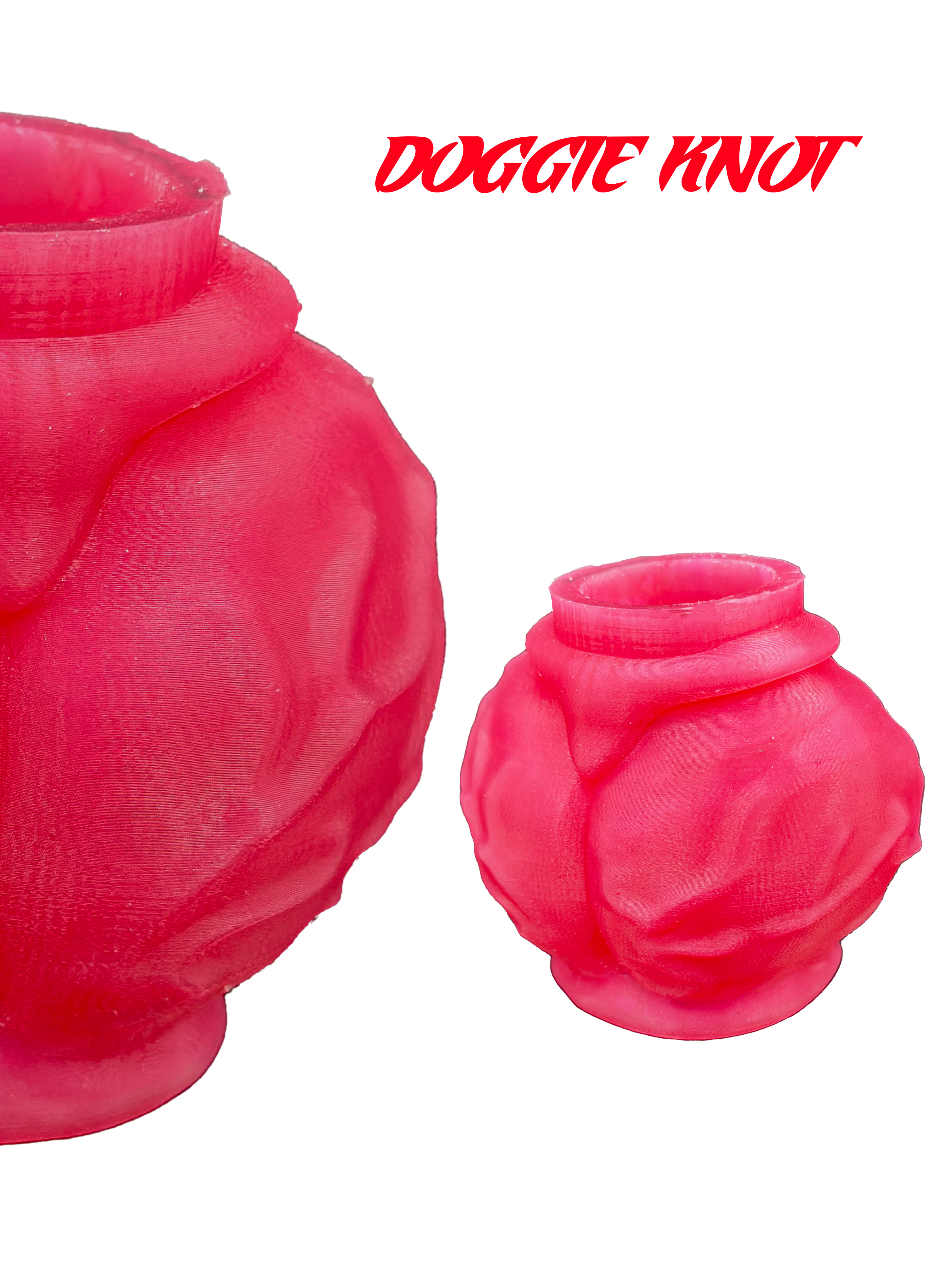 DOGGIE KNOT Enhancer/Cock Ring-Now Add SUPPORT_ (MEDIUM)