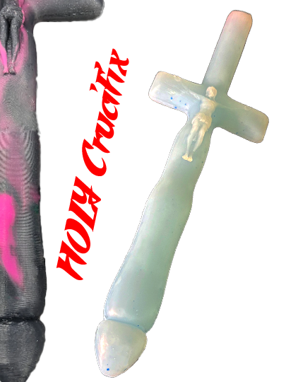 Holy Crucifix Dildo- 14 Inch Long Dildo Sex Toy