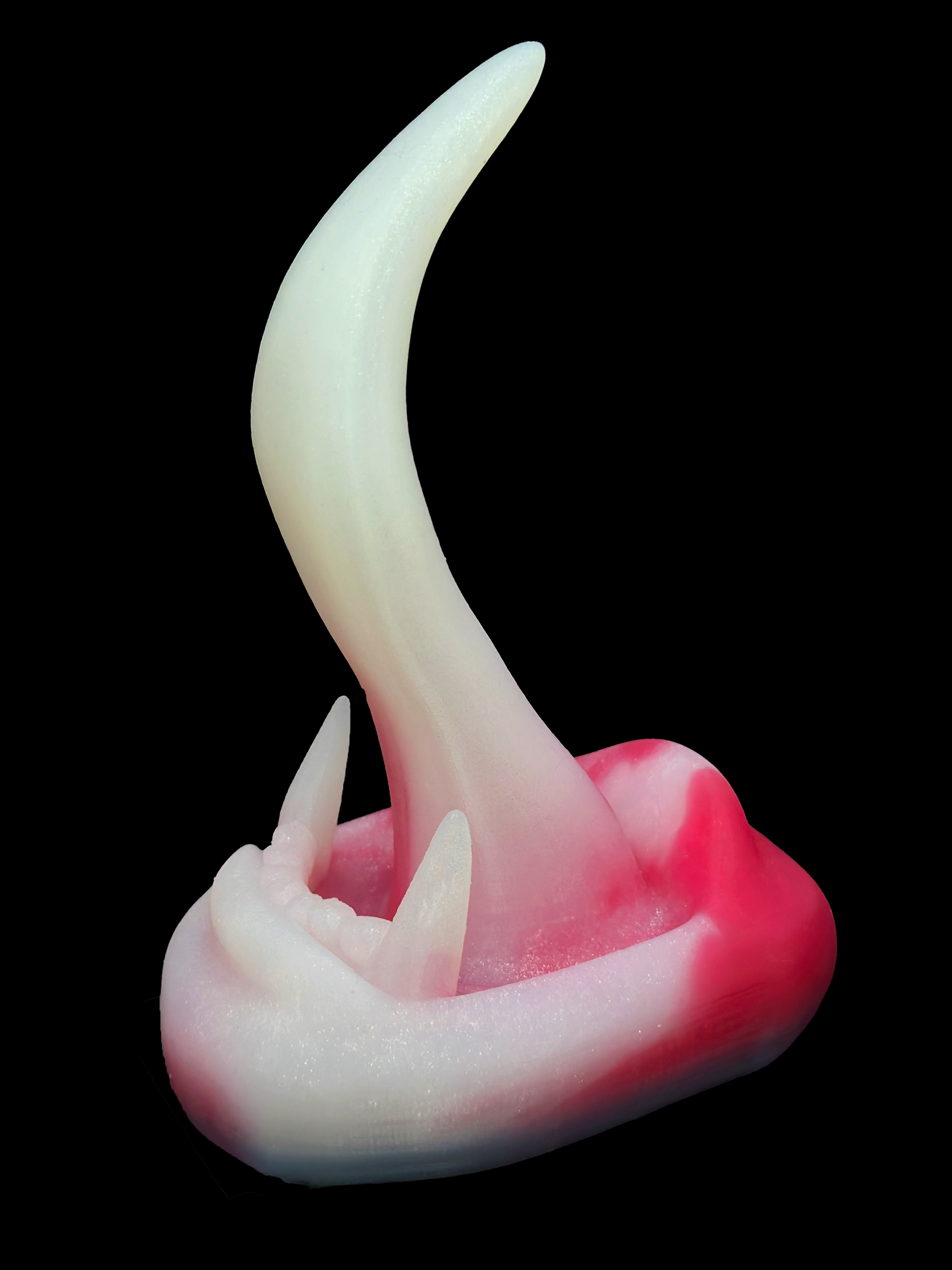 Dildo Red Vampire Licker Tongue - Teaser Sex Toy- Mature - Vampire Fetish Active Restock requests: 0