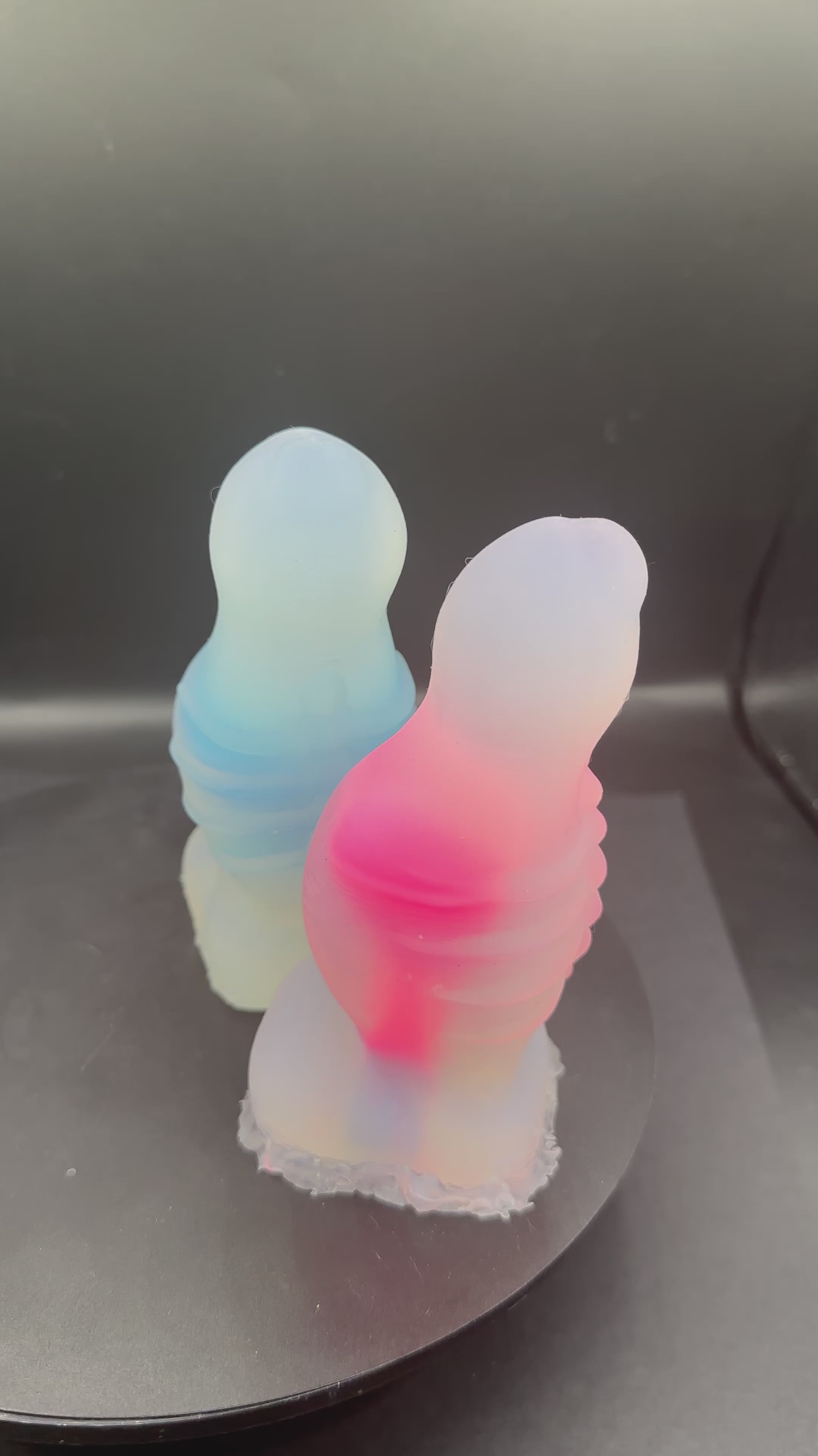 Sexy Phantom Heart- 5 inch Dildo with Glow in the Dark Heart