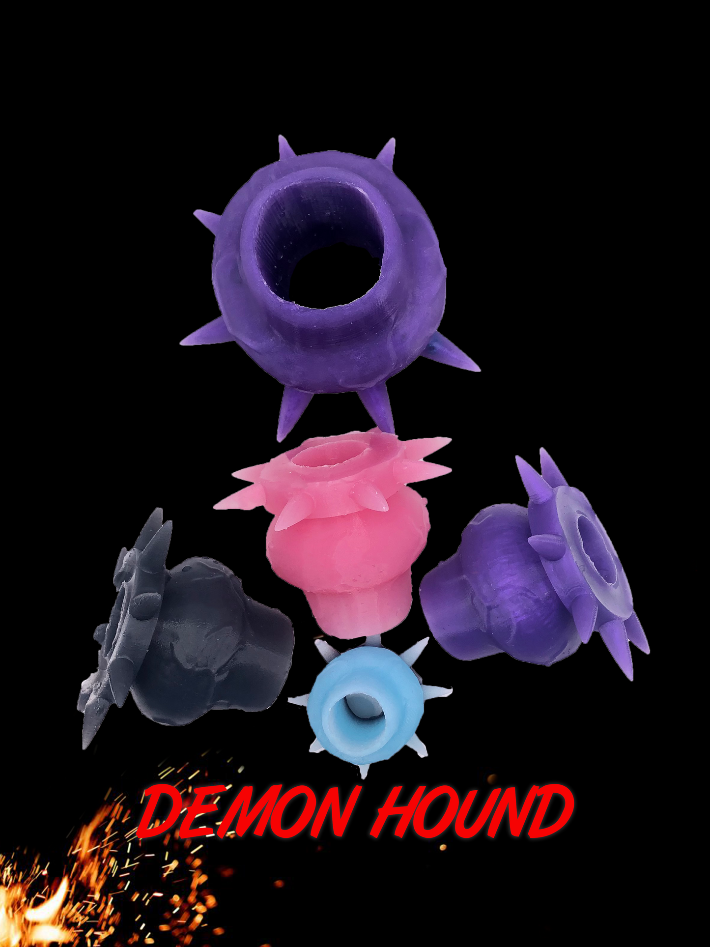 DEMON Hound KNOT Now with Sizes, Ring and Dildo Knots-Sex toy Couples toys-/Dildo Enhancer- FTM ring