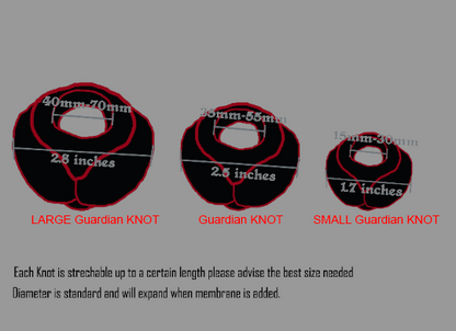 Large Guardian Dog Knot Ring - Sex Toy for Couples and Men - Dildo Enhancer - Mature