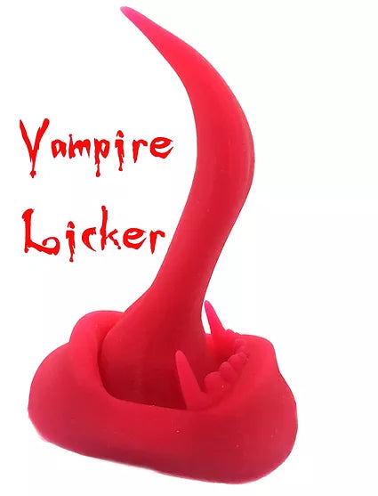 Dildo Red Vampire Licker Tongue - Teaser Sex Toy- Mature - Vampire Fetish Active Restock requests: 0