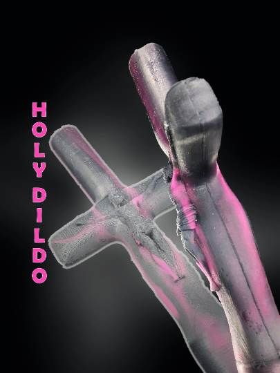 Holy Crucifix Dildo- 14 Inch Long Dildo Sex Toy
