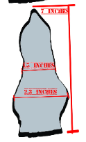 Cursed Wolf Fantasy Sleeve Enhancer – size measurements diagram