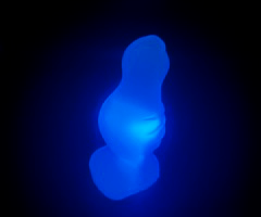 Sexy Phantom Heart- 5 inch Dildo with Glow in the Dark Heart