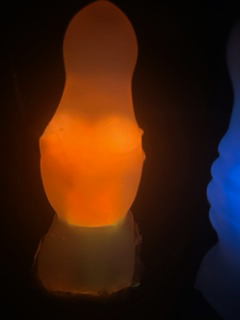 Sexy Phantom Heart- 5 inch Dildo with Glow in the Dark Heart